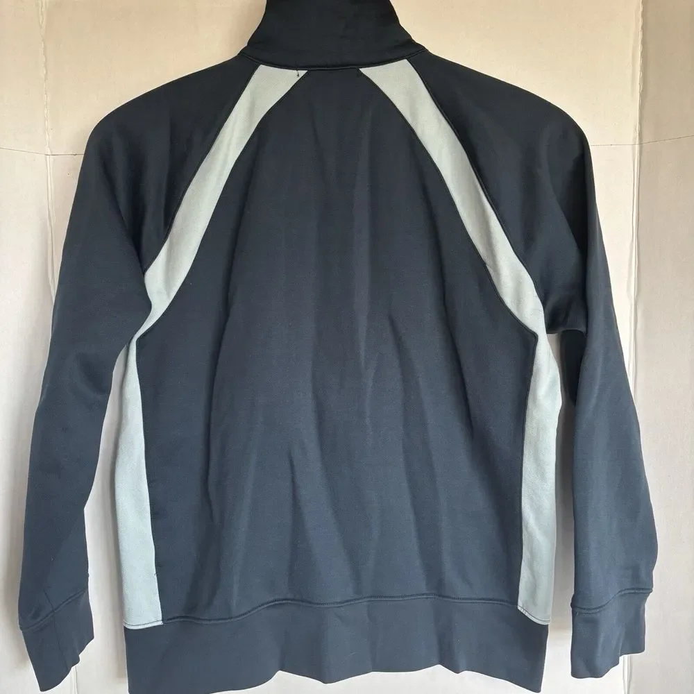 Men's S Small Banana Republic Track Jacket VGUC Full Zip Two-Tone Blue‎